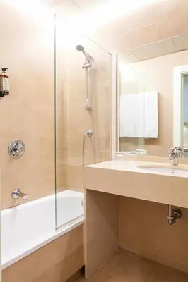 Un baño de Suites Viena Plaza de España