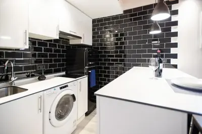 Una cocina o zona de cocina en Fantastic flat in Call-Preciados-Gran Vía 4P