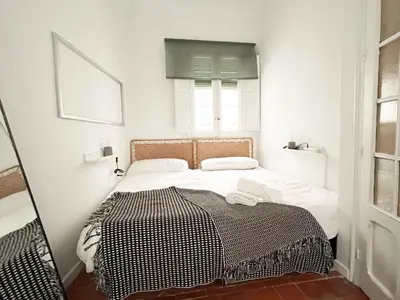 Cama o camas de una habitación en El Refugio del Mesón