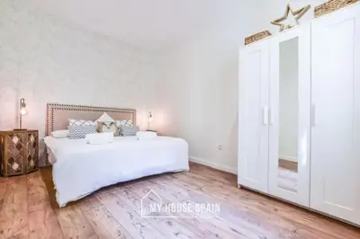 Cama o camas de una habitación en MyHouseSpain - Estrena apartamento en el centro de Madrid - Atocha
