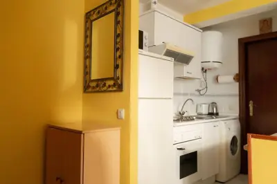Una cocina o zona de cocina en Cómodo apartamento en el centro - Gran Vía