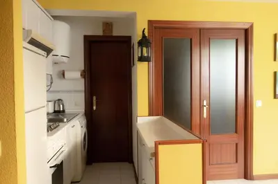 Una cocina o zona de cocina en Cómodo apartamento en el centro - Gran Vía