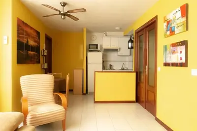Una cocina o zona de cocina en Cómodo apartamento en el centro - Gran Vía