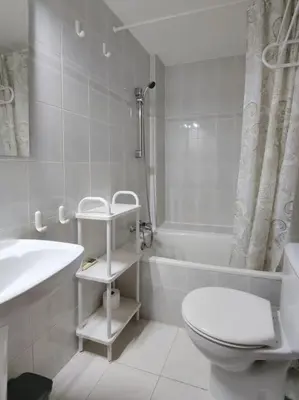 Un baño de Cómodo apartamento en el centro - Gran Vía