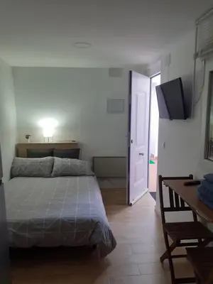 Cama o camas de una habitación en Apartamento Estudio B-1
