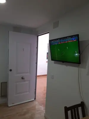 Una televisión o centro de entretenimiento en Apartamento Estudio B-1