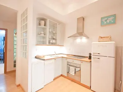 Una cocina o zona de cocina en Apartamento Turistico Cava Alta