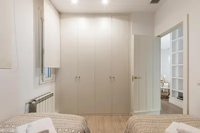 Cama o camas de una habitación en Waou La Latina IV - Alquiler Corta Duración