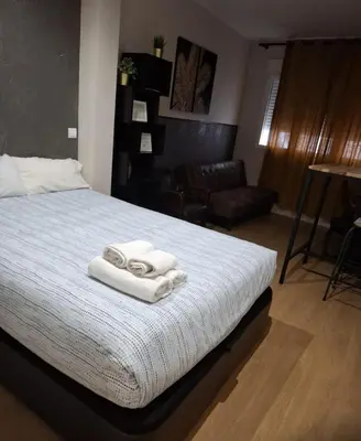 Cama o camas de una habitación en corazón de madrid zerolo 2,5