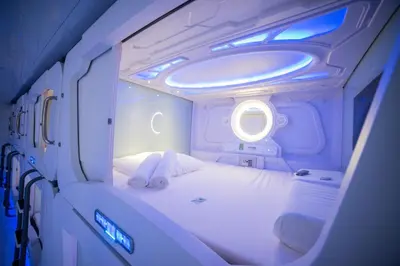 Cama o camas de una habitación en Optimi Rooms Madrid