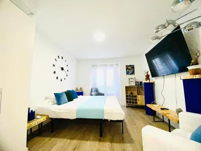 Cama o camas de una habitación en Apartamento delux ll