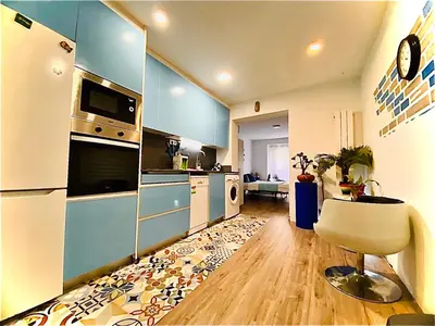 Una cocina o zona de cocina en Apartamento delux ll