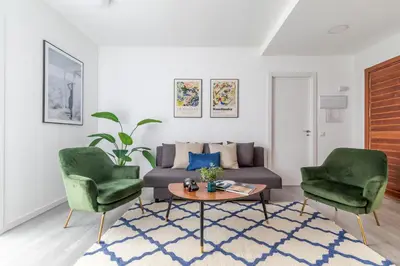 Zona de estar de Apartamento junto a Gran Vía