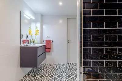 Una cocina o zona de cocina en Apartamento junto a Gran Vía