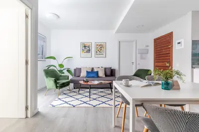 Zona de estar de Apartamento junto a Gran Vía