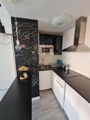 Una cocina o zona de cocina en Espectacular Loft con terraza