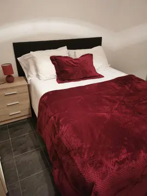 Cama o camas de una habitación en Tesoro de madrid centro