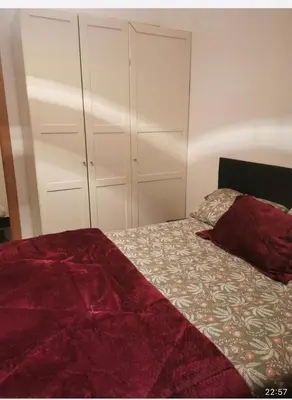 Cama o camas de una habitación en Tesoro de madrid centro