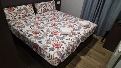 Cama o camas de una habitación en Hostal corazón de Madrid 3