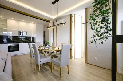 Una cocina o zona de cocina en El Cielo: Lujoso Ático en Madrid Centro