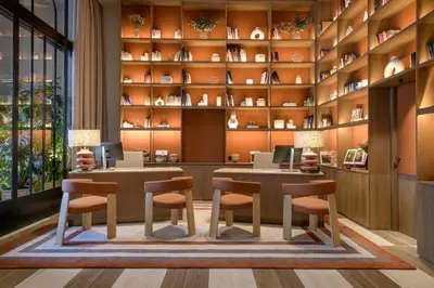 Zona de estar de AC Hotel Recoletos by Marriott