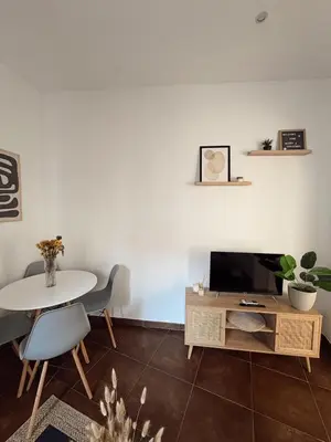 Zona de estar de Piso Acogedor Malasaña