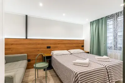 Cama o camas de una habitación en CC Atocha Apartments