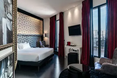 Cama o camas de una habitación en Vincci Vía - 66