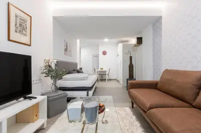 Zona de estar de Dobo Madrid América