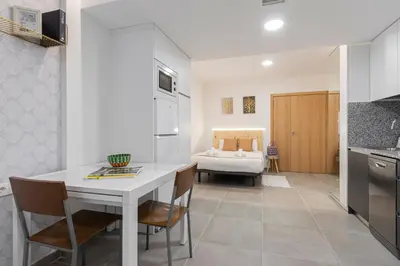 Una cocina o zona de cocina en Dobo Madrid América