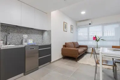 Una cocina o zona de cocina en Dobo Madrid América