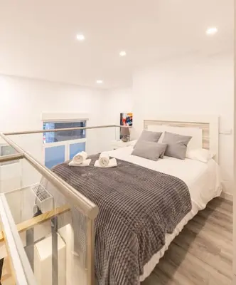 Cama o camas de una habitación en Amplio piso a 300m de Retiro