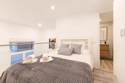 Cama o camas de una habitación en Amplio piso a 300m de Retiro
