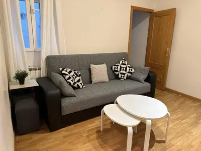 Zona de estar de Infantas madrid al cielo 6