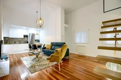 Zona de estar de Casa de Campo Madrid - Apartamento de 2 dormitorios