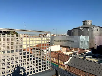 Vista general de Madrid o vista desde el apartamento