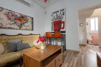 Zona de estar de El Coqueto de Vallecas