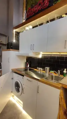 Una cocina o zona de cocina en Madrid Centro, Edificio Entero Solo Para Ti