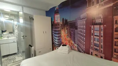 Cama o camas de una habitación en Madrid Centro, Edificio Entero Solo Para Ti