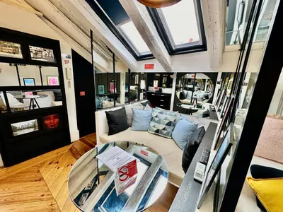 Zona de estar de Acogedor Estudio Chueca