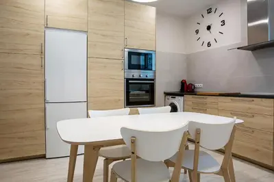 Una cocina o zona de cocina en Charming Ribera del Manzanares Madrid