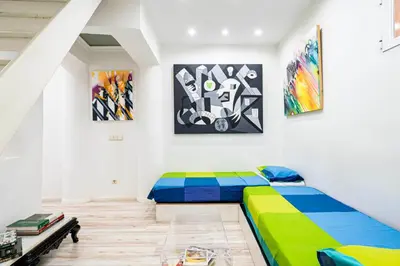 Zona de estar de For You Rentals Teatro Real Plaza Apartment TEMPORAL Saint Martin Madrid TRU50