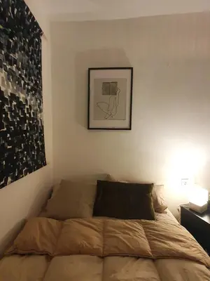 Cama o camas de una habitación en Cebada habitaciones