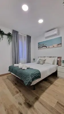 Cama o camas de una habitación en Almendrales