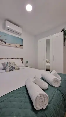 Cama o camas de una habitación en Almendrales
