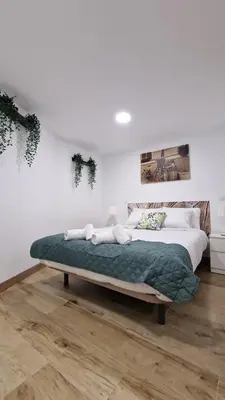Cama o camas de una habitación en Almendrales