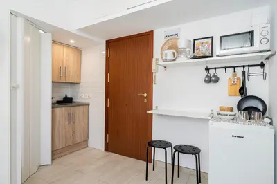 Una cocina o zona de cocina en Estudio con encanto en Fuencarral