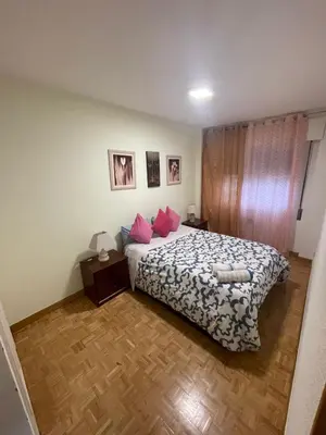 Cama o camas de una habitación en Apartamento embajadore