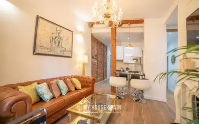 Zona de estar de MyHouseSpain - Vacacional piso de lujo en Lavapiés