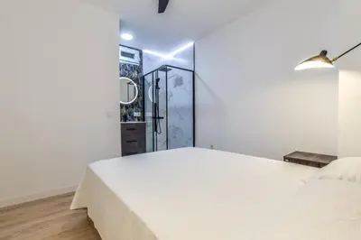 Cama o camas de una habitación en MyHouseSpain - Fantastico piso nuevo cerca del centro